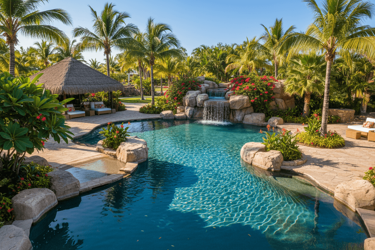 Tropical Paradise Pool